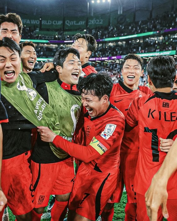 한국 축구의 카타르 월드컵은 대성공이다. (손흥민 인스타)