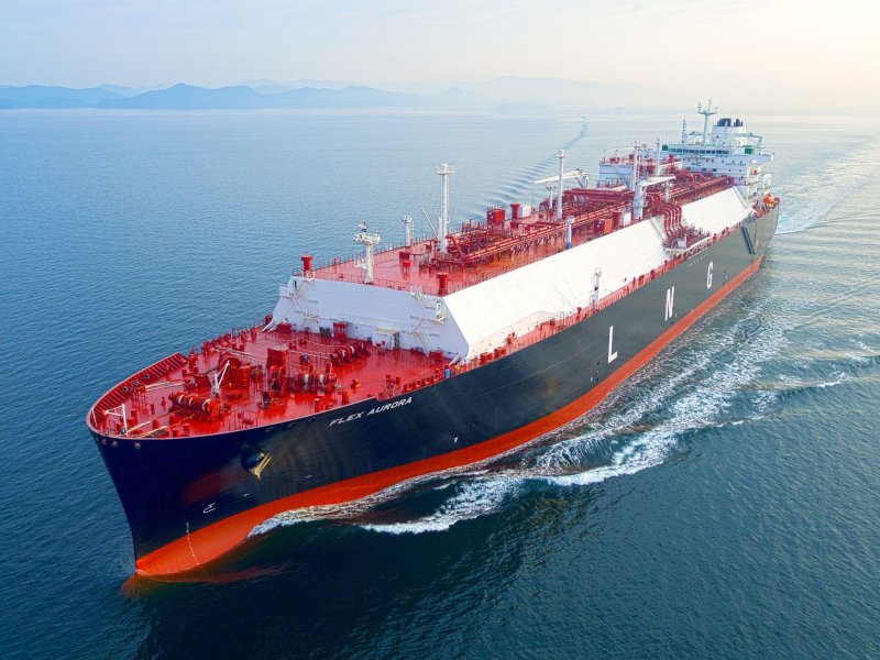 현대삼호중공업이 건조한 LNG운반선. 한국조선해양 제공