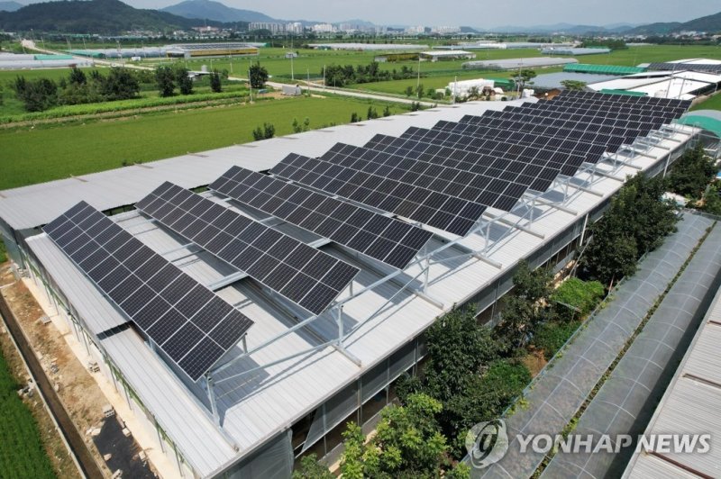 경북 지역의 한 태양광 발전설비. 사진&#x3D;연합뉴스