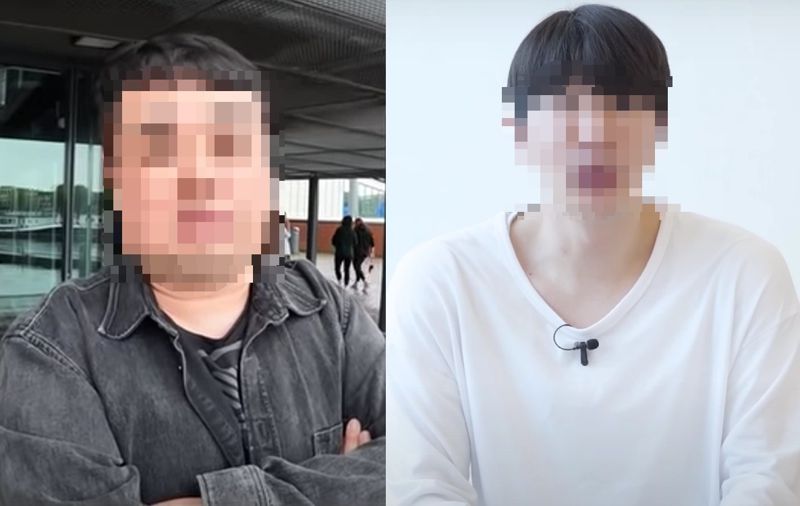 유튜버 박호두(왼쪽), 매억남. (유튜브 갈무리)