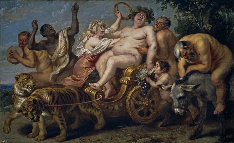 네덜란드 화가 코넬리스 드 보스가 그린 &#39;바쿠스의 승리&#39; (180*295, 유화, 1651년) 사진&#x3D;위키피디아.