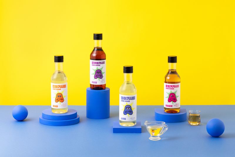 <span id='_stock_code_145990' data-stockcode='145990'>삼양사</span> 제로슈가 카페시럽 4종(왼쪽부터 밥하기시럽, 공부하기시럽, 일하기시럽, 운동가기시럽)