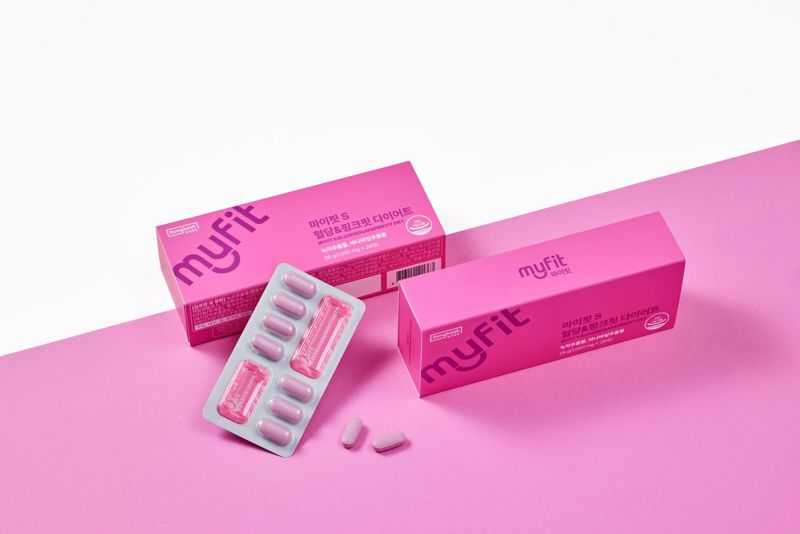 ‘마이핏 S 혈당&amp;핑크핏 다이어트’. <span id='_stock_code_086450' data-stockcode='086450'>동국제약</span> 제공