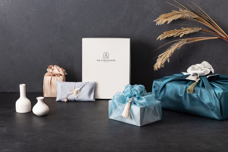 앰배서더 서울 풀만호텔의 선물세트. 앰배서더 서울 풀만 제공.