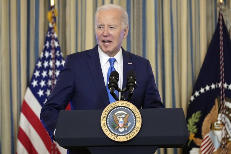 미국의 조 바이든 대통령이 2월 28일(현지시간) 미 워싱턴DC 백악관에서 연설하고 있다.AP뉴시스