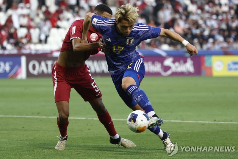 일본은 카타르 골키퍼의 퇴장으로 수적 우위를 바탕으로 연장전에서 2골을 성공시켰다. 사진&#x3D;연합뉴스