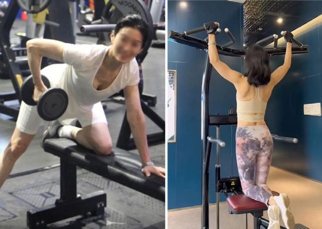 20대 동안 미모와 몸매를 유지하고 있는 63세 여성이 중국에서 화제가 되고 있다. 출처&#x3D;SCMP 갈무리