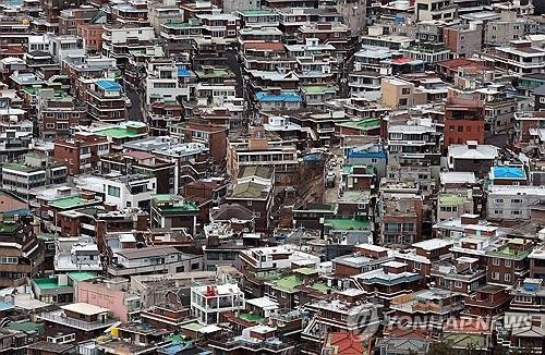 서울의 한 빌라촌 전경. 사진&#x3D;연합뉴스