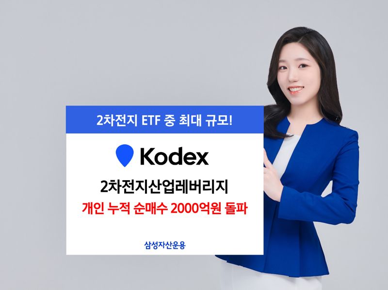 KODEX 2차전지산업레버리지, 개미들 '폭풍매수'.