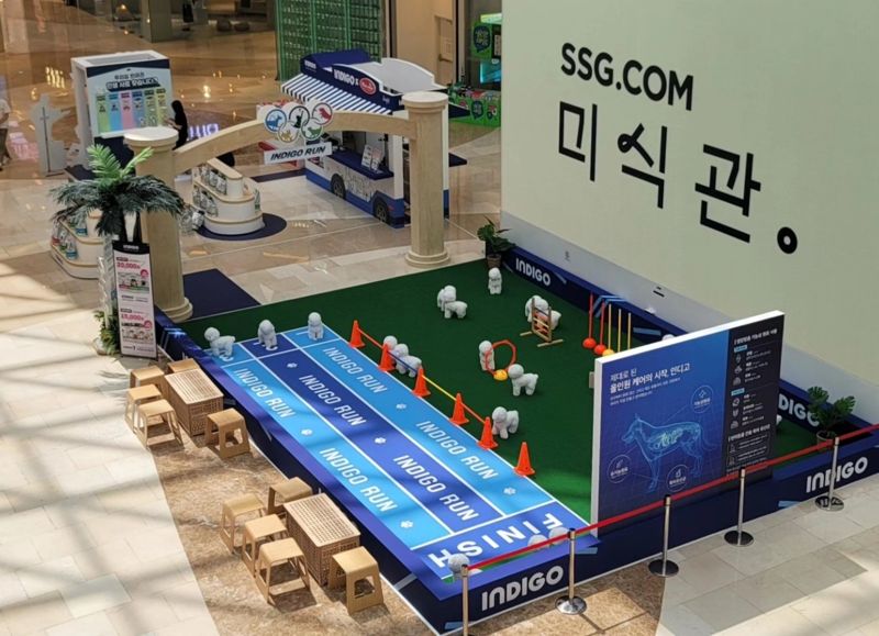 스타필드 하남에 개장하는 ‘인디고X바우와우코리아 팝업스토어’. <span id='_stock_code_368970' data-stockcode='368970'>오에스피</span> 제공