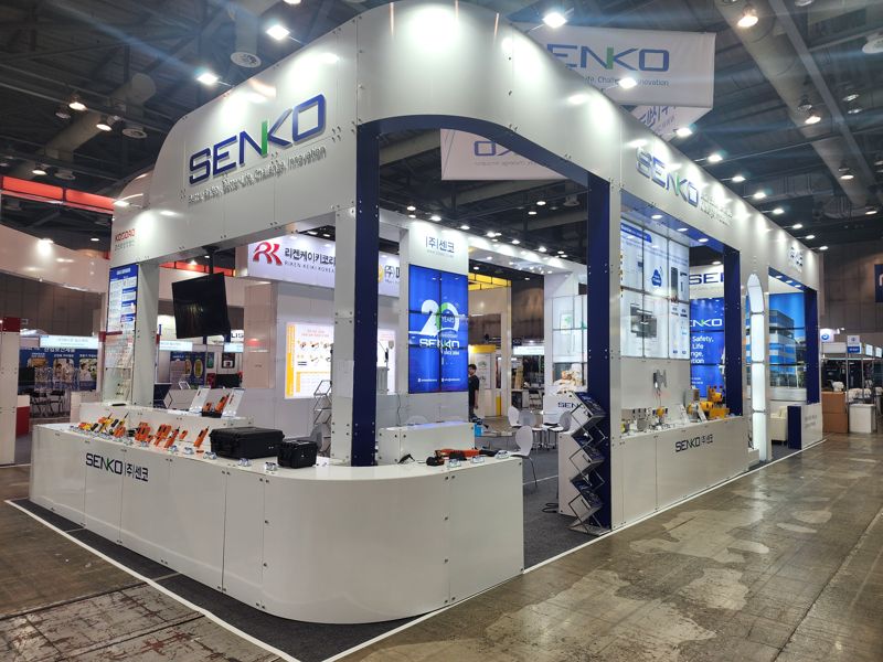 2024 국제안전보건전시회에 설치된 <span id='_stock_code_347000' data-stockcode='347000'>센코</span> 부스 / 사진=센코 제공