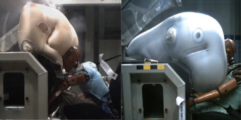 <span id='_stock_code_012330' data-stockcode='012330'>현대<span id='_stock_code_250060' data-stockcode='250060'>모비스</span></span>가 개발한 자립형 에어백. 현대모비스 제공 