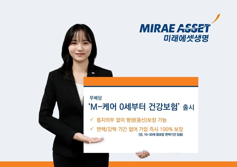<span id='_stock_code_085620' data-stockcode='085620'>미래에셋생명</span>은 어린이 건강·상해 보험 강화 차원에서 ‘M-케어 0세부터 건강보험’을 출시했다고 2일 밝혔다. 사진=미래에셋생명 제공