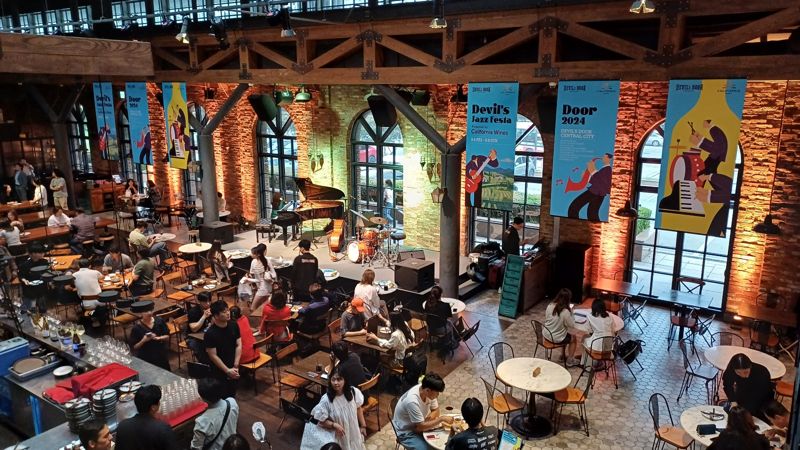 지난 6일 '데블스도어 재즈 페스타'가 열린 서울 서초구 데블스도어. 이환주 기자. 