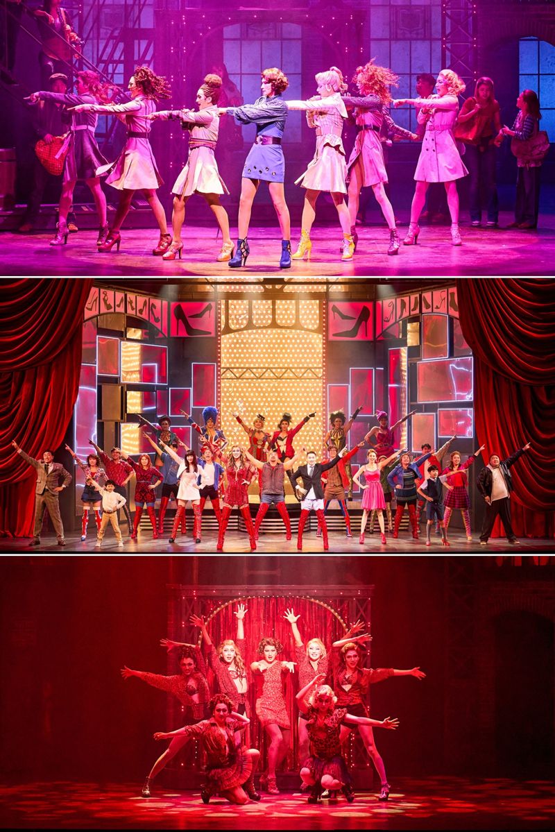 '킹키부츠' 10주년 공연사진. 롤라 역 박은태, 강홍석, 서경수. CJ ENM 제공