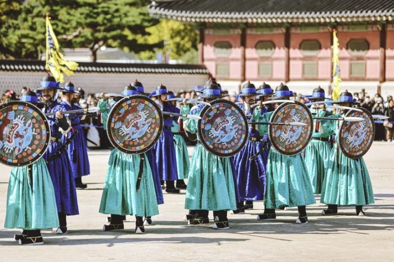 지난해 경복궁 첩종 재연 행사. 국가유산청 제공