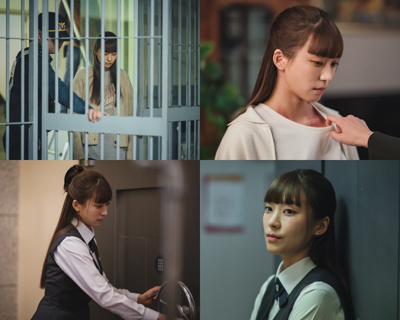 드라마 &#39;종이달&#39;에서 횡령을 일삼는 은행원 역을 맡은 배우 윤보라. 키이스트 제공