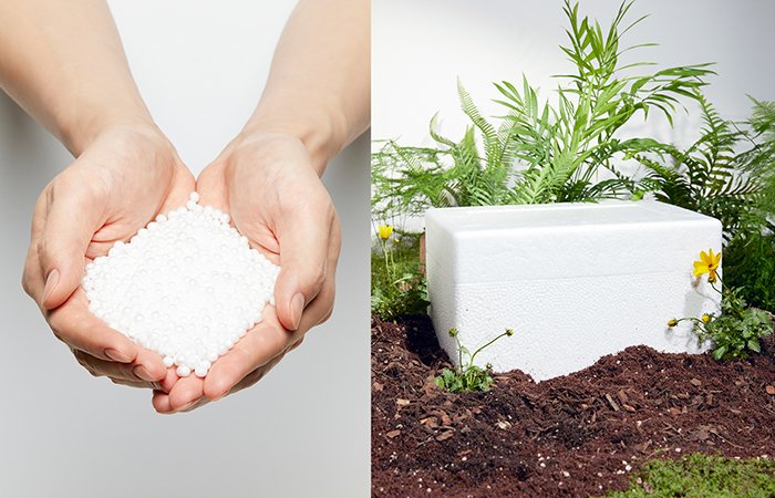 <span id='_stock_code_102260' data-stockcode='102260'>동성케미컬</span>이 국내 최초로 개발한 컴포스터블 비드폼. 동성케미컬 제공