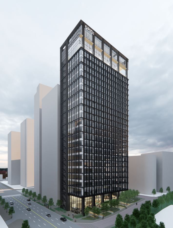 명동 1지구 오피스빌딩 재건축공사 조감도. <span id='_stock_code_000120' data-stockcode='000120'>CJ대한통운</span> 건설부문 제공