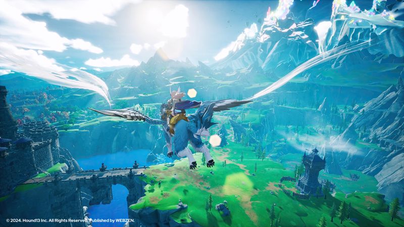 웹젠이 퍼블리싱을 맡은 '드래곤소드'.  ‘헌드레드소울’, ‘드레곤네스트’의 핵심 개발진으로 구성된 하운드13에서 개발한 오픈월드 액션RPG다. 웹젠 제공