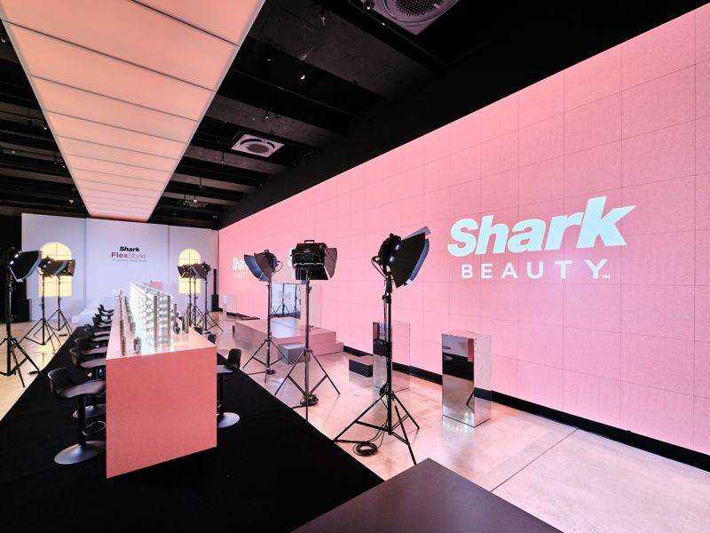 5일 서울 강남구 삼성동 레스파스 에트나 내부에 마련된 샤크닌자 신제품 소개 자리. 샤크닌자 제공