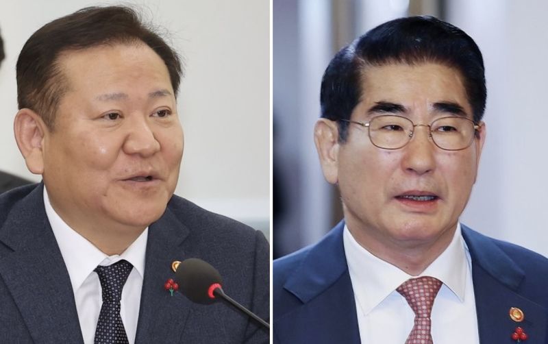 이상민 행정안전부 장관(왼쪽),김용현 전 국방부 장관&#x2F;사진&#x3D;연합뉴스