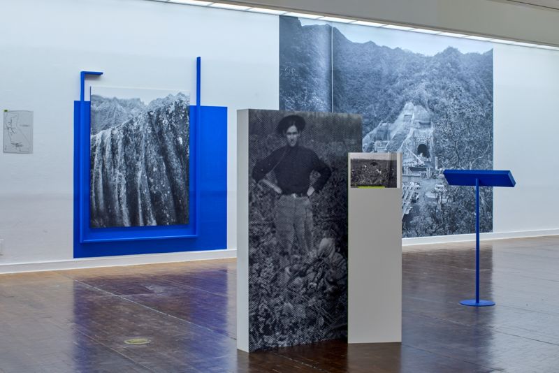 <span id='_stock_code_000390' data-stockcode='000390'>삼화페인트</span>공업이 지원한 김성환 작가 개인전 전시관 모습. 삼화페인트공업 제공