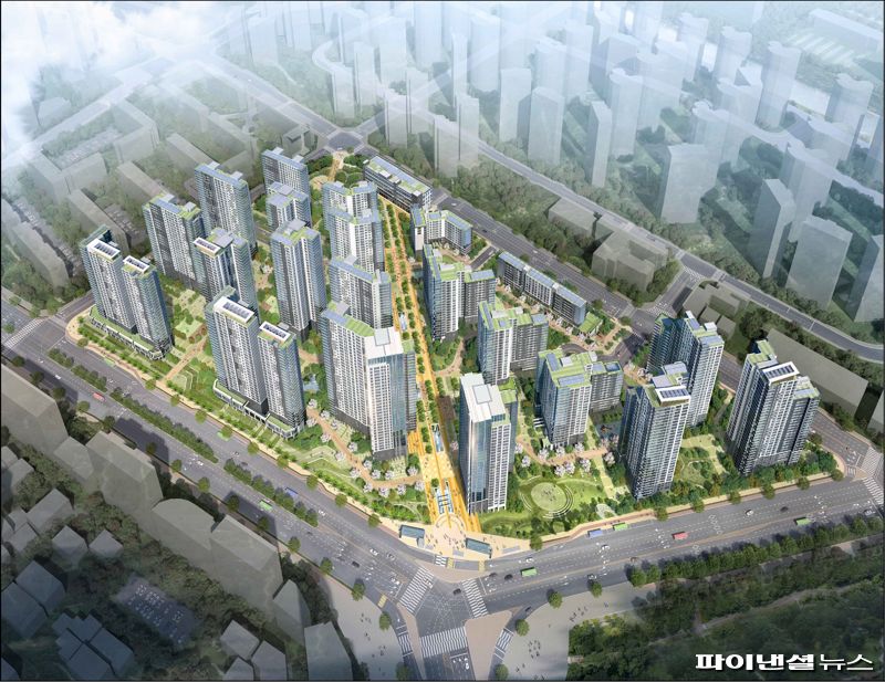 잠실진주아파트 재건축 조감도. 서울시 제공