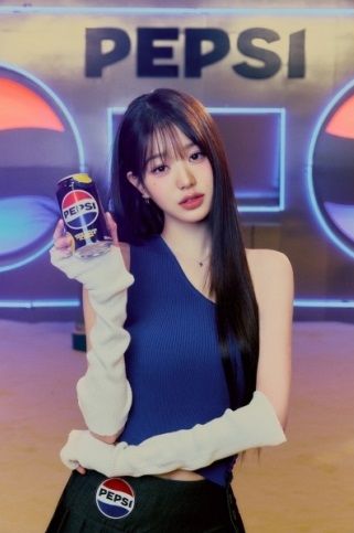 아이돌그룹 아이브의 펩시 캠페인. 출처=펩시