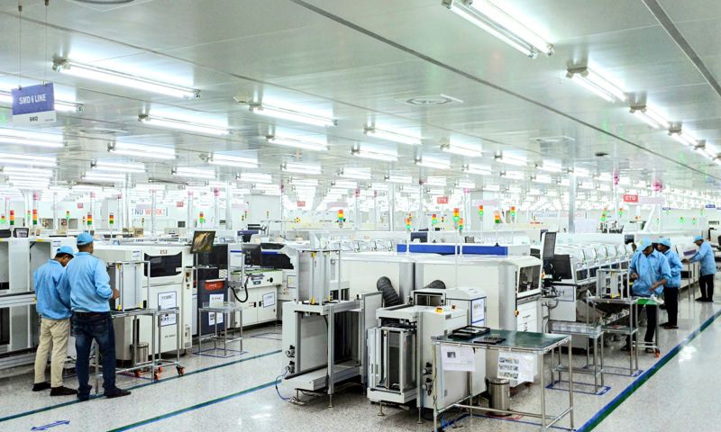 드림텍 인도 공장 내부 전경. 드림텍 제공