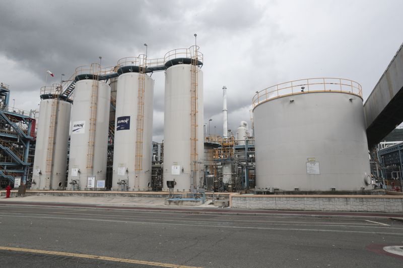 울산 <span id='_stock_code_004000' data-stockcode='004000'>롯데정밀화학</span> 요소수 공장. 사진=뉴스1