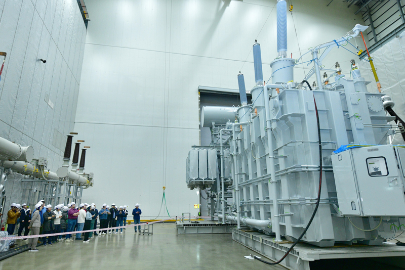 <span id='_stock_code_267260' data-stockcode='267260'>HD현대일렉트릭</span> 초고압 변압기 사진. HD현대일렉트릭 제공