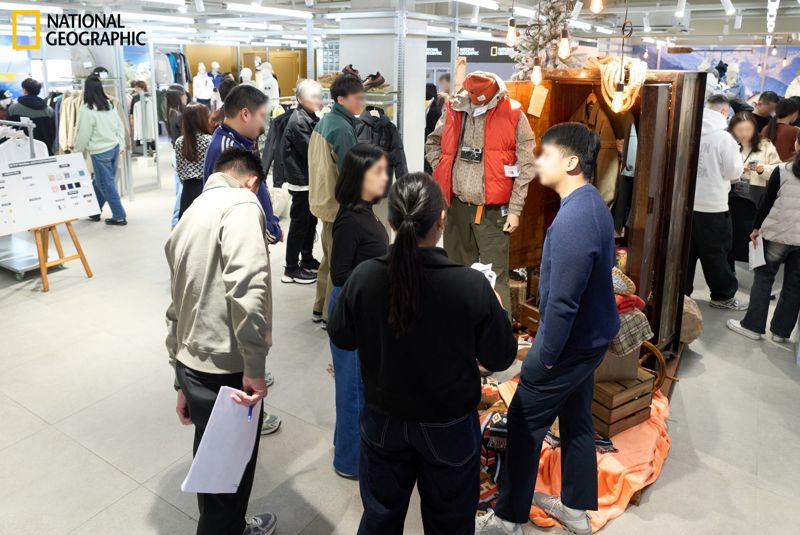 지난 6~7일 서울 용산구 <span id='_stock_code_298540' data-stockcode='298540'>더네이쳐홀딩스</span> 본사에서 내셔널지오그래픽 어패럴 2025년 F/W 글로벌 수주회가 진행되고 있다. 더네이쳐홀딩스 제공