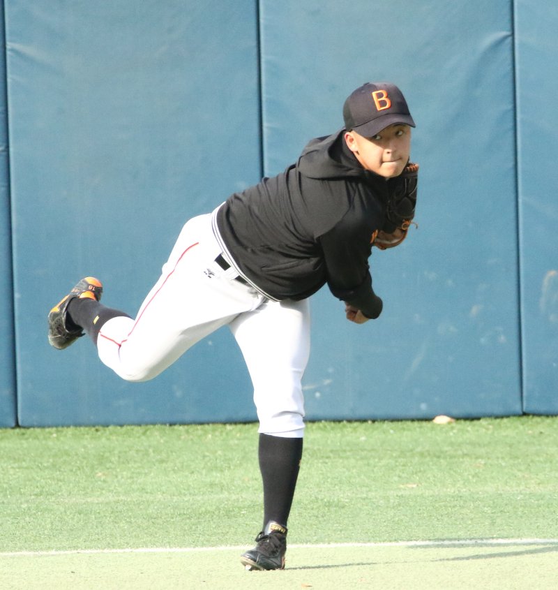 C조 북일고 3학년 박준현이 출격을 앞두고 있다. 전체 1번을 받아내겠다는 욕심이 가득하다. 사진=전상일 기자