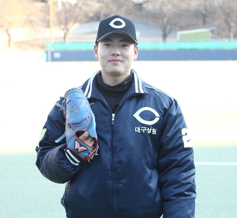 D조 대구상원고 3학년 좌완 투수 김세은은 신장은 작지만 경기 운영능력이 뛰어난 상원고의 에이스 투수다. 사진=전상일 기자