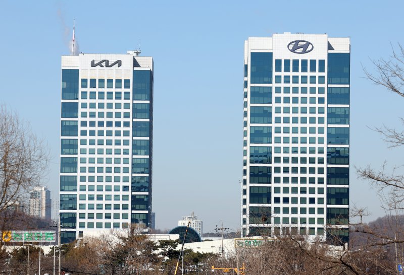 서울 양재 현대자동차·<span id='_stock_code_000270' data-stockcode='000270'>기아</span> 본사 사옥 전경. 뉴시스