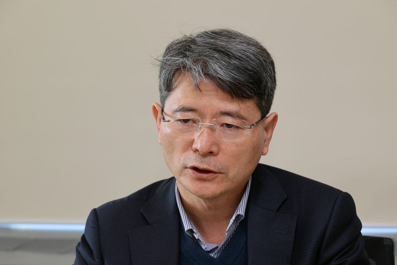 5일 서울 여의도 EG자산평가 본사에서 이현규 이지자산평가 대표가 인터뷰를 하고 있다. 사진=서동일 기자