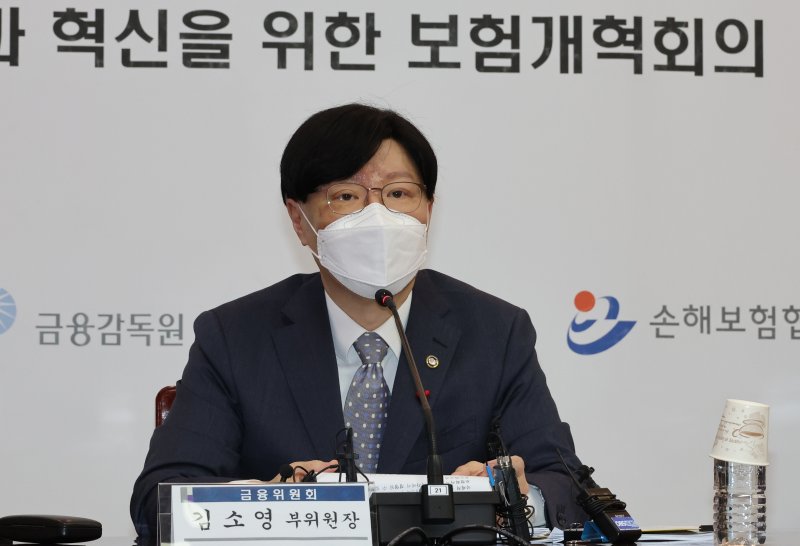 김소영 금융위원회 부위원장이 지난 1월 21일 서울 종로구 정부서울청사에서 열린 제6차 보험개혁회의에 참석해 발언하고 있다. 사진=뉴시스화상