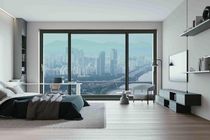 홈씨씨 인테리어 창호 홈씨씨 윈도우 ONE. <span id='_stock_code_344820' data-stockcode='344820'>KCC글라스</span> 제공