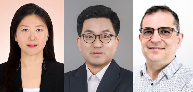 왼쪽부터 디티앤씨 바이오그룹 임윤아 사장, 파두 김태균 부사장, 서플러스글로벌 안드레아스 베르젠티스 유럽지사장