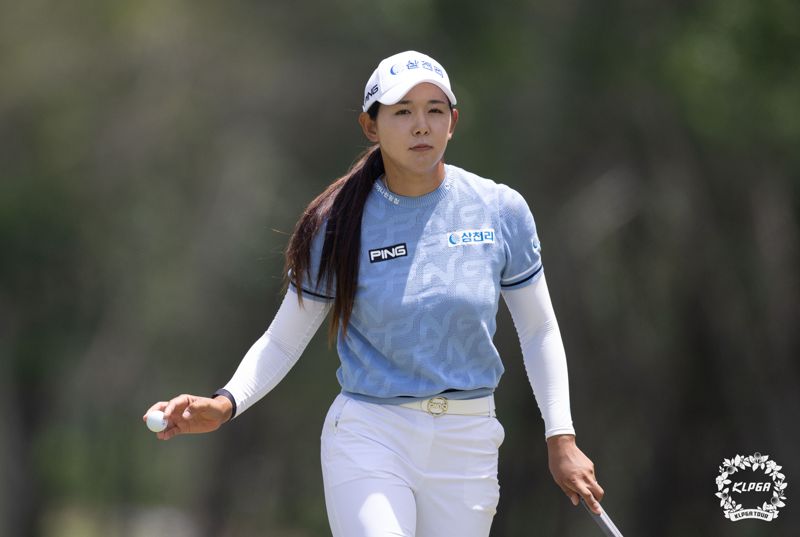 박보겸은 경기 중반 위기를 맞기도 했지만, 침착하게 2연속 버디를 성공시켜 위기를 넘겼다. KLPGA 제공