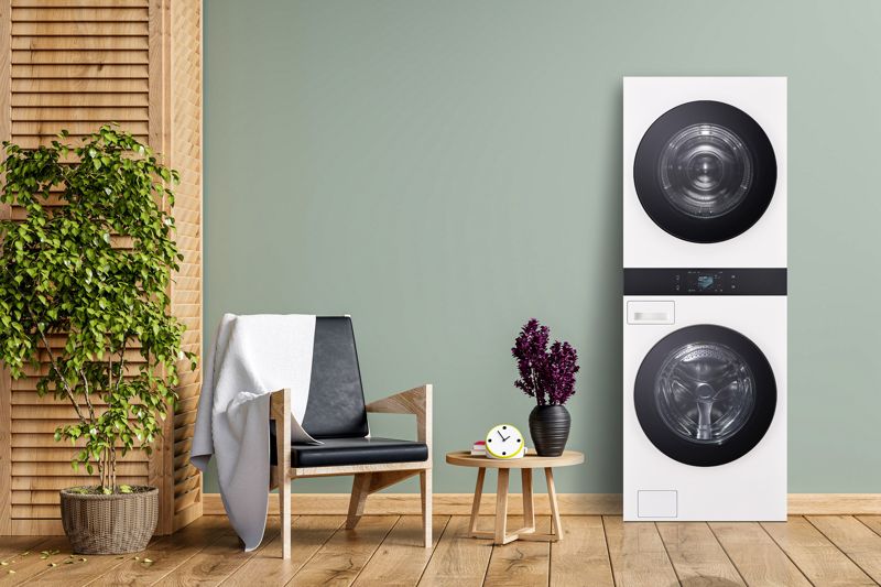 <span id='_stock_code_003550' data-stockcode='003550'>LG</span>전자의 'LG 트롬 AI 워시타워'. <span id='_stock_code_066570' data-stockcode='066570'>LG전자</span> 제공