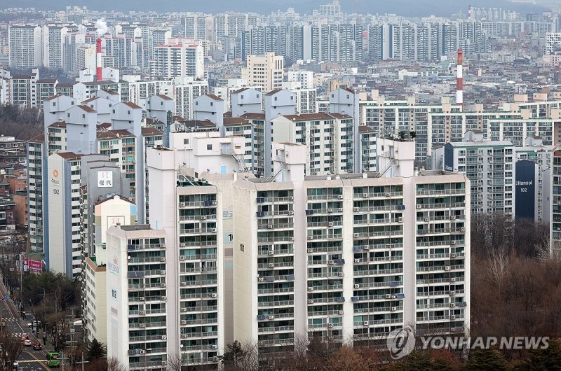 서울 강북구 북서울꿈의숲에서 바라본 노원·도봉구 일대 아파트 단지의 모습. 사진=연합뉴스