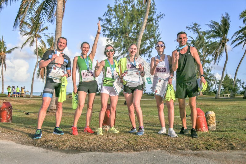 사이판 마라톤 2024 참가자들. 마리아나관광청 제공