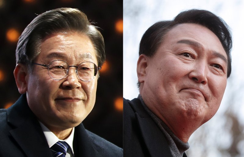 이재명 더불어민주당 대표(왼쪽)과 윤석열 대통령. 뉴스1