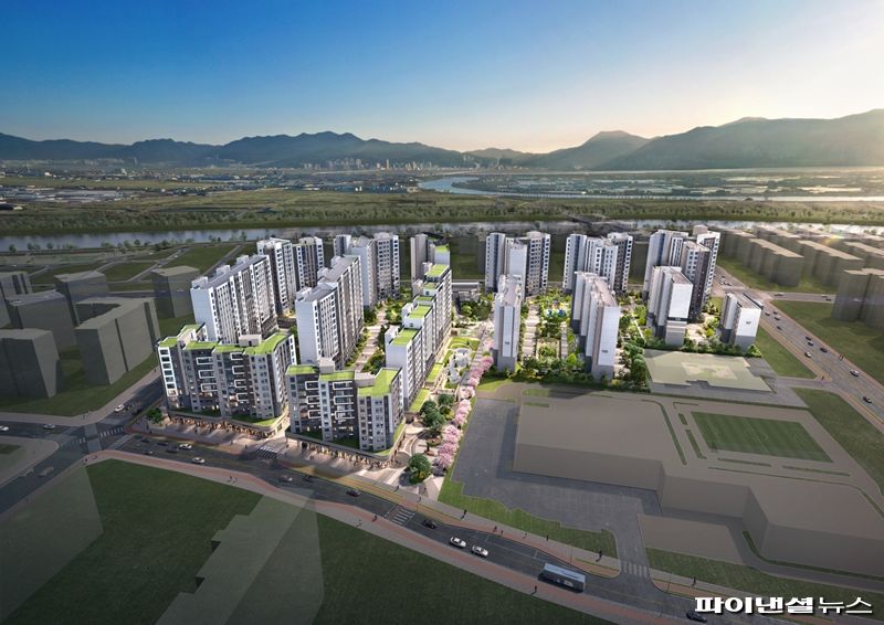 에코델타시티 아테라 조감도. 금호건설 제공