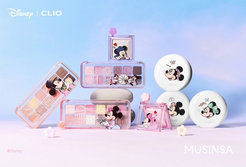 무신사 뷰티에서 단독 발매하는 디즈니와 <span id='_stock_code_237880' data-stockcode='237880'>클리오</span>의 협업 상품. 무신사 제공