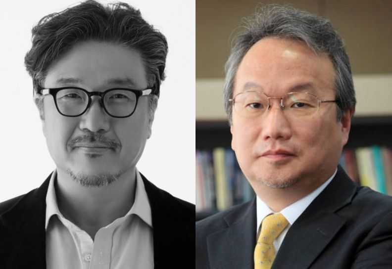 왼쪽부터 웅진씽크빅 윤승현 대표, 대동로보틱스 여준구 대표