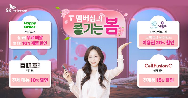 <span id='_stock_code_017670' data-stockcode='017670'>SK텔레콤</span> T멤버십 제휴혜택. SK텔레콤 제공