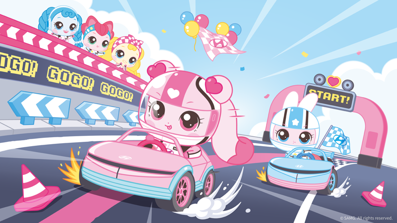 현대자동차는 인기 애니메이션 &#39;캐치! 티니핑&#39;을 제작한 SAMG엔터와 손잡고 마케팅 활동에 나선다고 8일 밝혔다. 현대차 제공